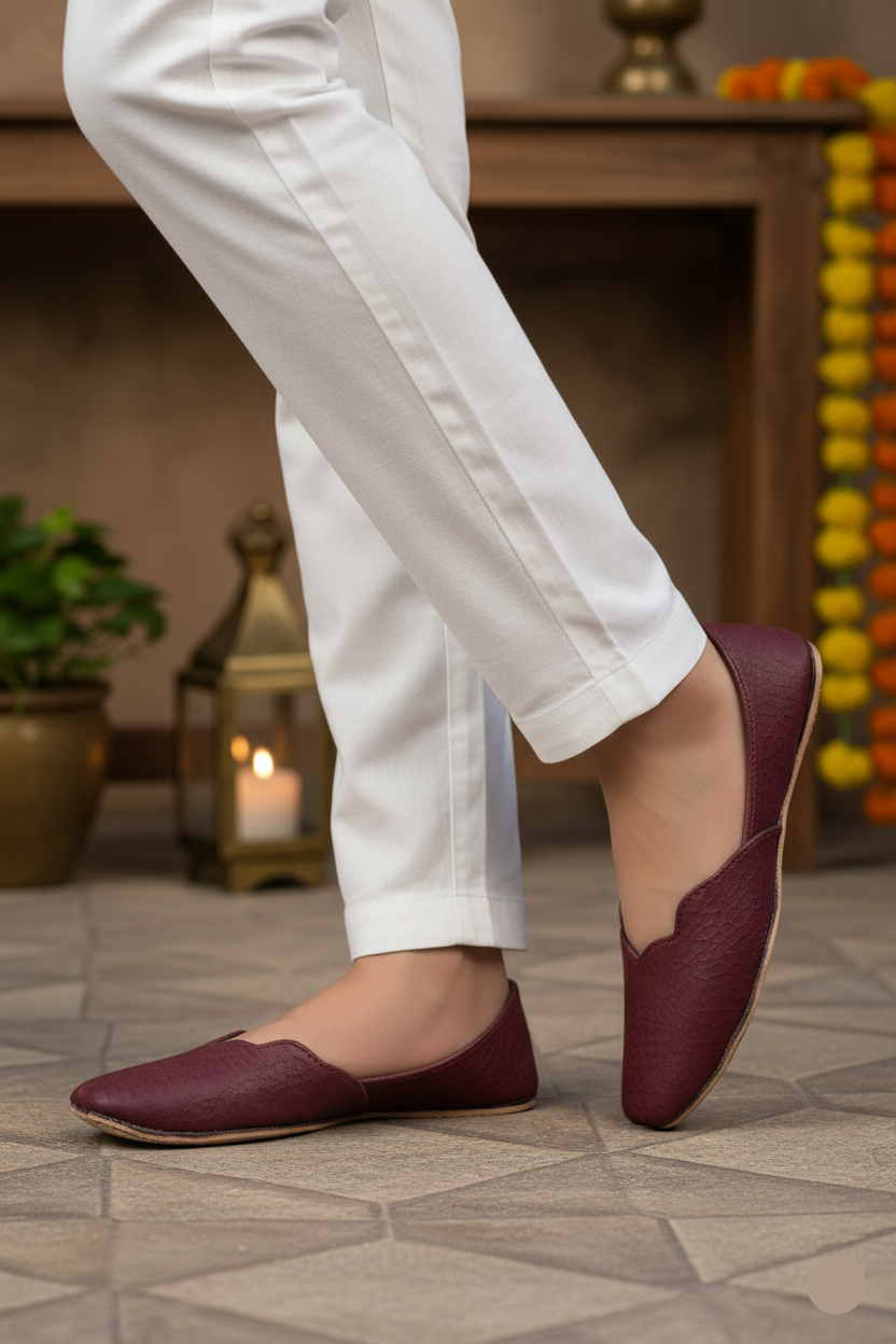 Maroon Textured